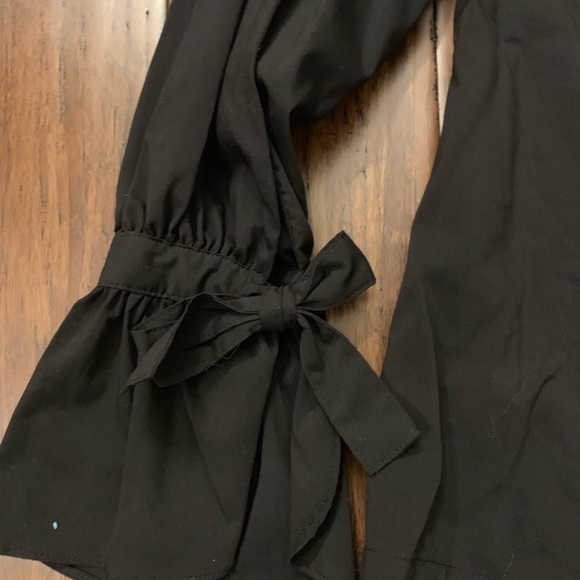 Long sleeve black blouse - Picture 4 of 4